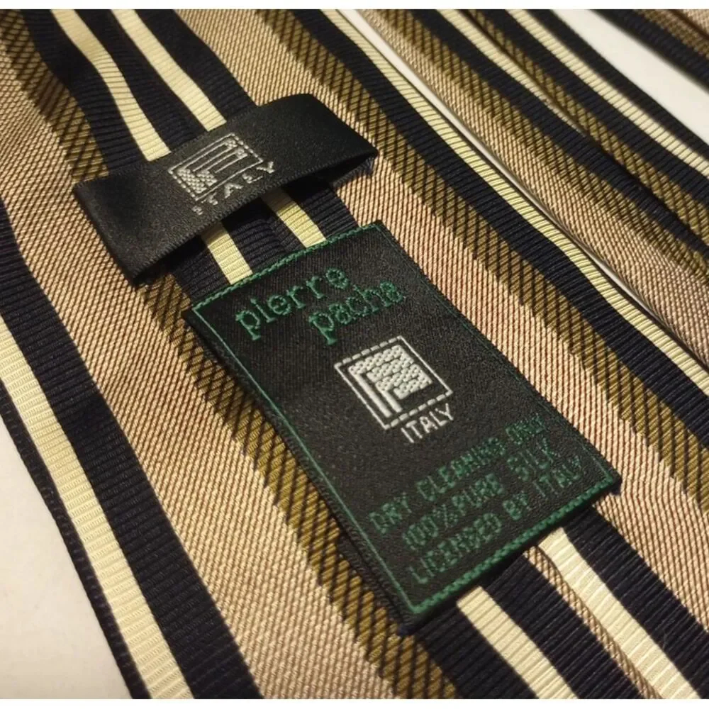 Pierre Pacha 100% Silk Men's Neck Tie 59 inches